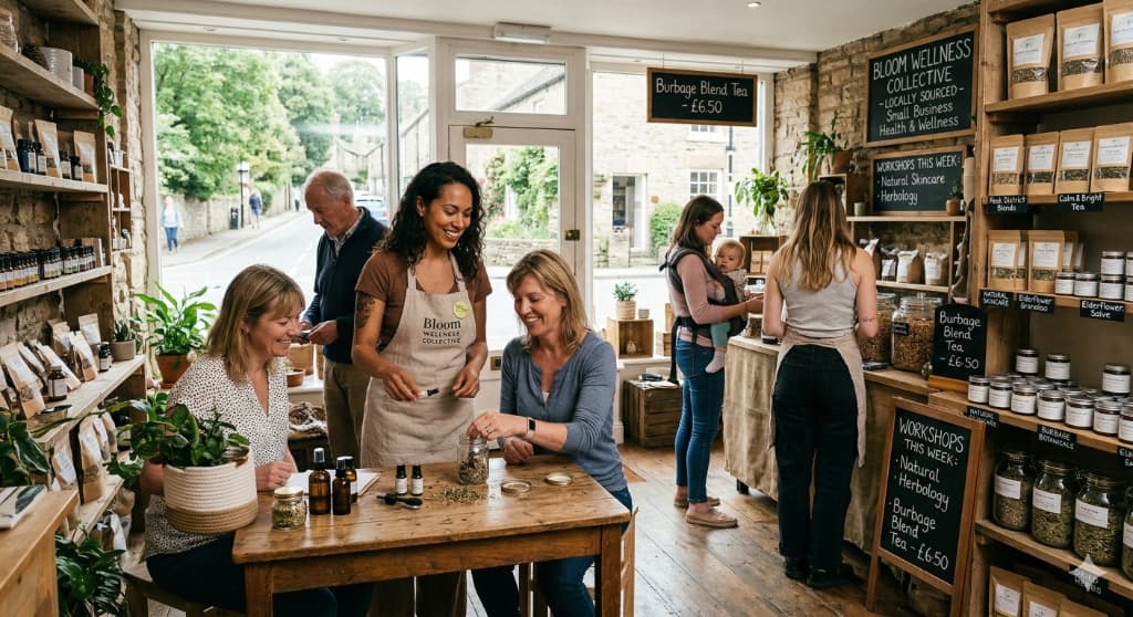 Bloom Wellness Collective shop interior